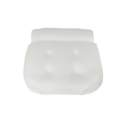Almohada de bañera 3D-PW02 al por mayor | Almohada de bañera blanca suave para apoyar la cabeza | Servicio OEM y ODM