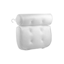 Bathtub Pillow 3D-PW02 Wholesale | White Soft Bathtub Pillow for Head Support | OEM and ODM Service