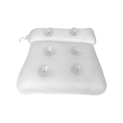 Bathtub Pillow 3D-PW03 | Soft Bathtub Headrest with Suction Cup | Support OEM and ODM