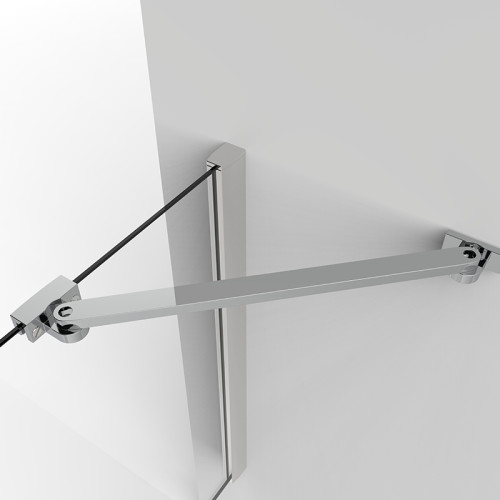 Shower Room Shower Rod LG-802 | Stainless Steel Shower Glass Support Bar