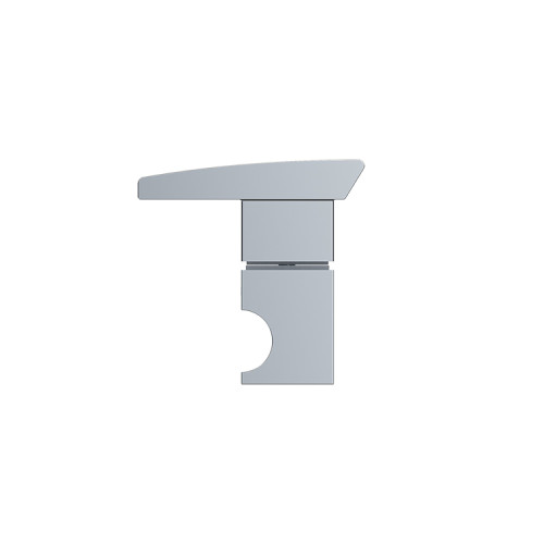 Shower Room Supplier Shower Handle LS-911 | Zn alloy Chromed Shower Room Glass Door Handle