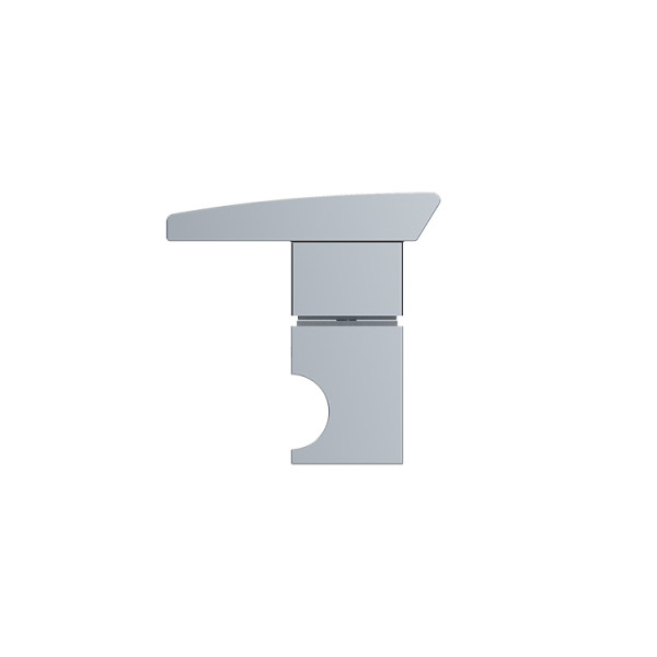 Shower Room Bulk buying Supplier Shower Handle LS-911 | Zn alloy Chromed Shower Room Glass Door Handle