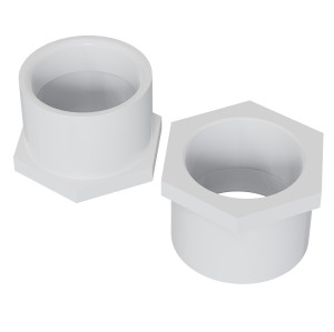 Spa Fitting PC1008 | PVC Reducing Coupling Pipe Fitting for Hot Tub | Support OEM and ODM