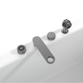 Bathtub Faucet Set LT2204 Wholesale | Chrome finished Brass Luxury Faucets for Hot Tub Whirlpool Hydrotherapy | Direct Sale from Factory