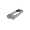 Bulk Buying Shower Square Glass Handles LS-818 |  Lever Door Handle Lock Zn Alloy Glass Door Handle Factory