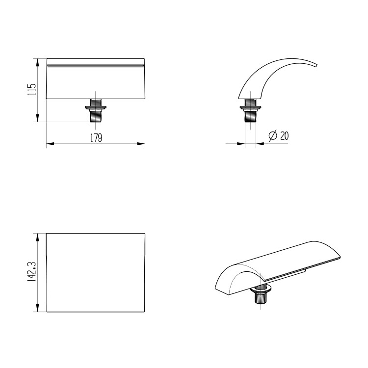 Bathtub Waterfall Tap Suppliers