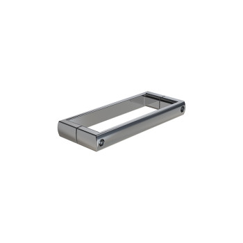 Shower Modern Door Handles LS-835 | Bulk Buying ABS Glass Accessories Double Holes Chromed Plastic Door Handles