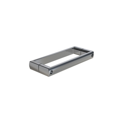 Shower Modern Door Handles LS-835 | Bulk Buying ABS Glass Accessories Double Holes Chromed Plastic Door Handles