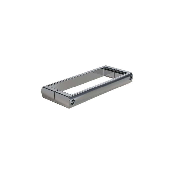 Shower Modern Door Handles LS-835 | Bulk Buying ABS Glass Accessories Double Holes Chromed Plastic Door Handles