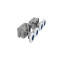 Shower Room Pulleys HL-627 | Shower Timing Pulley Wholesale Bathroom Glass Plastic Door Pulley Made Of Durable Alloy