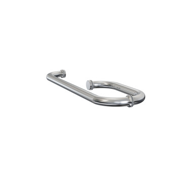 Shower Stainless Steel Glass Door Handles LS-645 | Bulk Bathroom Pull Double Side Metal Push Fixed Manufacturer