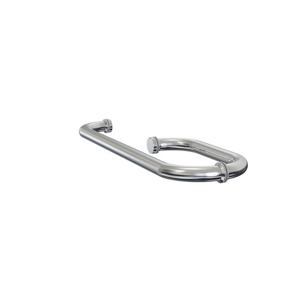 Shower Stainless Steel Glass Door Handles LS-645 | Bulk Bathroom Pull Double Side Metal Push Fixed Manufacturer