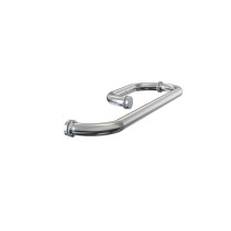 Shower Stainless Steel Glass Door Handles LS-645 | Bulk Bathroom Pull Double Side Metal Push Fixed Manufacturer