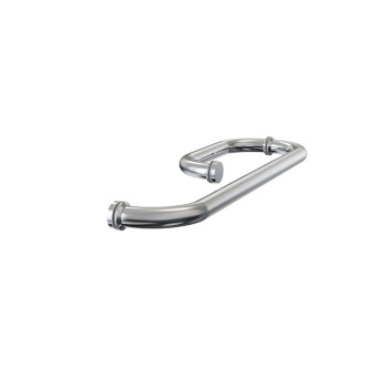 Shower Stainless Steel Glass Door Handles LS-645 | Bulk Bathroom Pull Double Side Metal Push Fixed Manufacturer