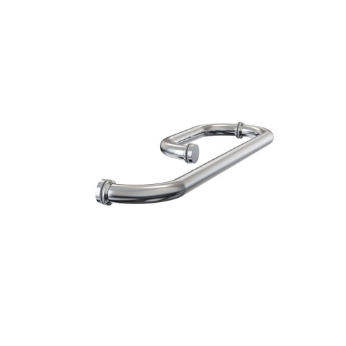 Shower Stainless Steel Glass Door Handles LS-645 | Bathroom Pull Double Side Metal Push Fixed Manufacturer