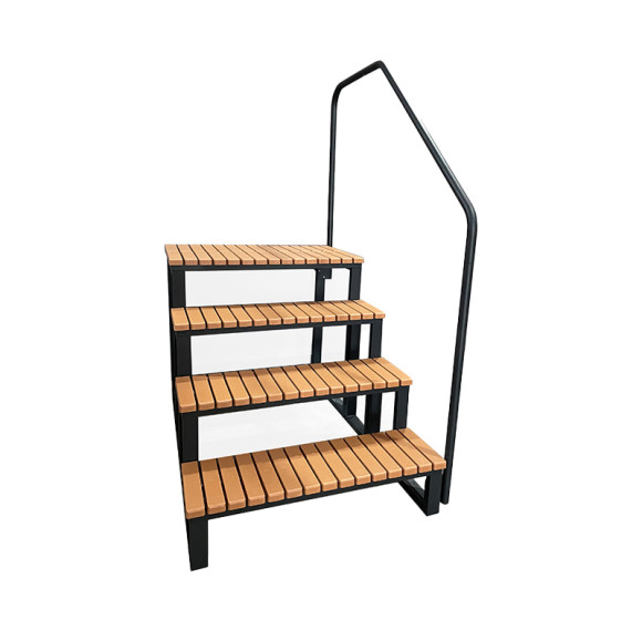 Hot Tub Ladder DC-900F4 Wholesale | Safety Non-slip Bathtub Steps with Handrails | Factory Direct Sale