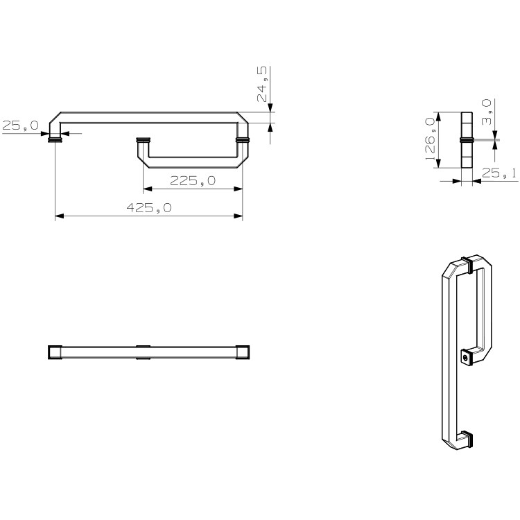 Shower Door Handle Manufacturer