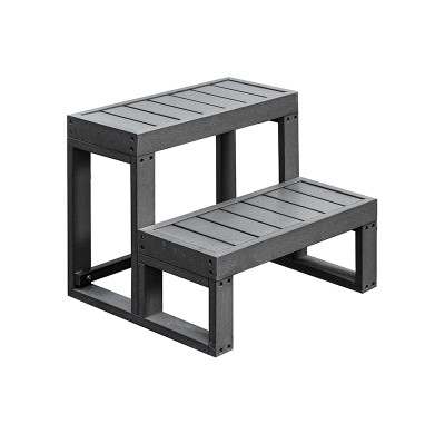 Spa Steps DC-121D-A4 Bulk Supply | Easy Access Hot Tub 2 Level Stair | Affordable B2B Sourcing