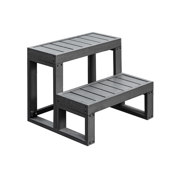 Spa Steps DC-121D-A4 Bulk Supply | Easy Access Hot Tub 2 Level Stair | Affordable B2B Sourcing