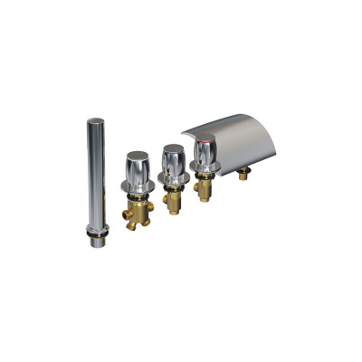 Bathtub Faucet Set LT-572-1 | High Quality Bathtub Faucet Set with Bath-mixer | Support Customization and Wholesale