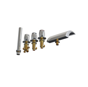 Bathtub Faucet Set LT-572-1 | High Quality Bathtub Faucet Set with Bath-mixer | Support Customization and Wholesale