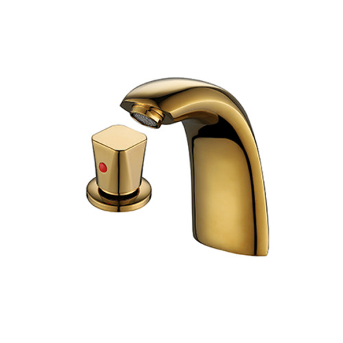 Bathtub Faucet Set LT-700G | Rustproof Golden Faucet Set for Jacuzzi Tubs