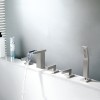 Bathtub Faucet Set LT-1351 Wholesale | Chrome Finished Faucet Kit for Massage Bathtub | Direct from Factory