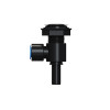 Bathtub Water Jet WJ-0019F Wholesale | Black PVC Water Jet for Massage Bathtub | Support Bulk Orders