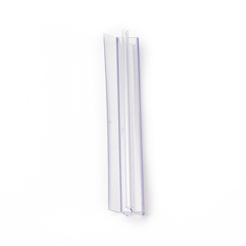 Shower Room Frameless Shower Door Bottom Seal, Clear PVC Shower Seal Strip for Glass Door Stop Shower Leaks US-08