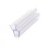 Shower Room Frameless Shower Door Bottom Seal  US-08 | Bulk Buying Clear PVC Shower Seal Strip for Glass Door Stop Shower Leaks