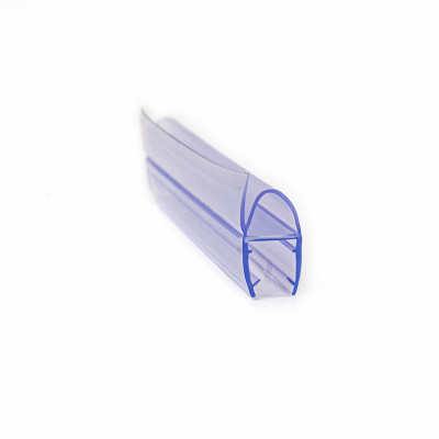 Shower Waterproof Strips F104 | Bulk Transparent Rubber/Silicone/PVC Glass Shower Screen Bottom Seal Strip