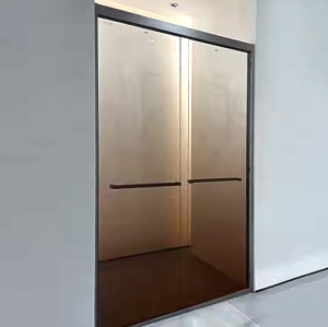 Shower Tempered Glass Coffee Gradient | Hotel Business Customization Shower Glass Residential Frameless Shower Tempered Glass