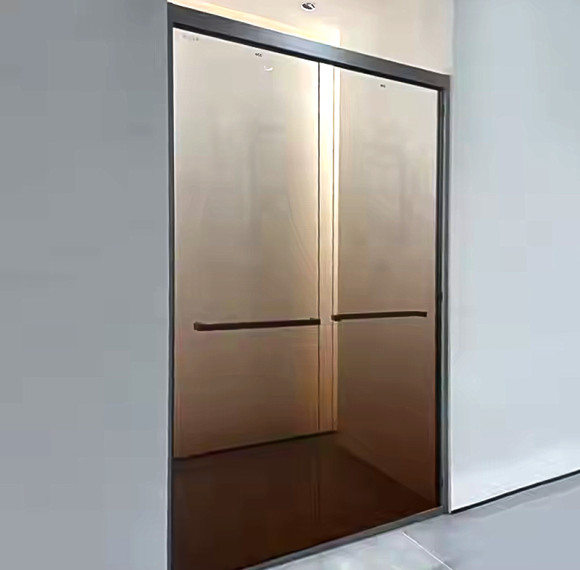 Shower Tempered Glass Coffee Gradient | Hotel Business Wholesale Shower Glass Residential Frameless Shower Tempered Glass