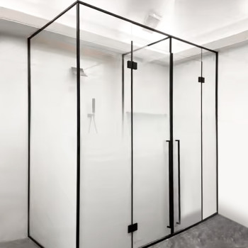 Shower Tempered Glass Suppliers Transparent Gradient | Durable Customizable Tempered Glass for Shower Enclosures