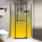 Shower Tempered Glass Yellow Gradient | Wholesale Tempered Glass for Easy Cleaning and Maintenance
