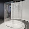 Shower Tempered Glass Transparent Curved | Bulk Buying Curved Tempered Glass Shower Door for Bathroom
