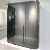 Shower Tempered Glass Gray Curved | Wholesale Durable and Safe Curved Glass for Premium Shower Room