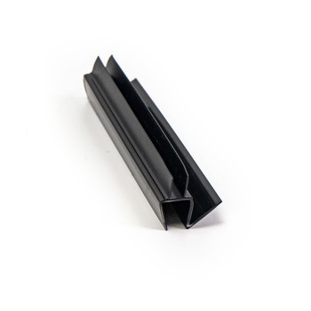 Shower Room Waterproof Strip B802 Series | Wholesale Frameless Black PVC Waterproof Seal Strip for Glass Shower