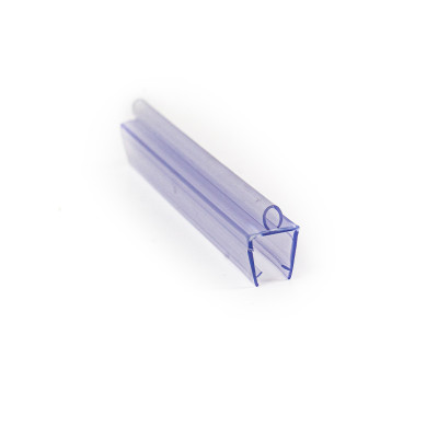 Shower Frameless Door Bottom Seal Strips F99 | Clear PVC Shower Seal Strip for Customization Glass Door Stop Shower Leaks