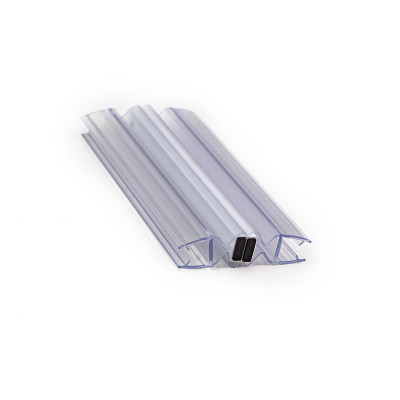 Shower Waterproof Door Magnetic Seal F76 | PVC Sealing Strip for Glass Bathroom Shower Doors Factory