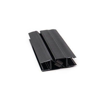 Shower Seal Strips BMX90-B Series | Waterproof Black Rubber Edge Protection Plastic PVC Magnetic Door Seal OEM/ODM Custom