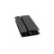 Shower Seal Strips BMX90-B Series | Waterproof Black Rubber Edge Protection Plastic PVC Magnetic Door Seal OEM/ODM Custom