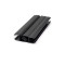 Shower Seal Strips BMX90-B Series | Waterproof Black Rubber Edge Protection Plastic PVC Magnetic Door Seal OEM/ODM Custom