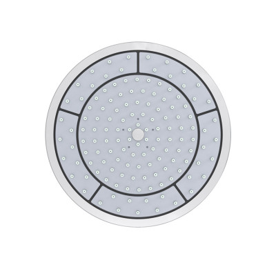 Shower Head DP-608 | Wholesale Wall Mount Hand Shower ABS Plastic Bathroom Accessories Top Rain Shower Head