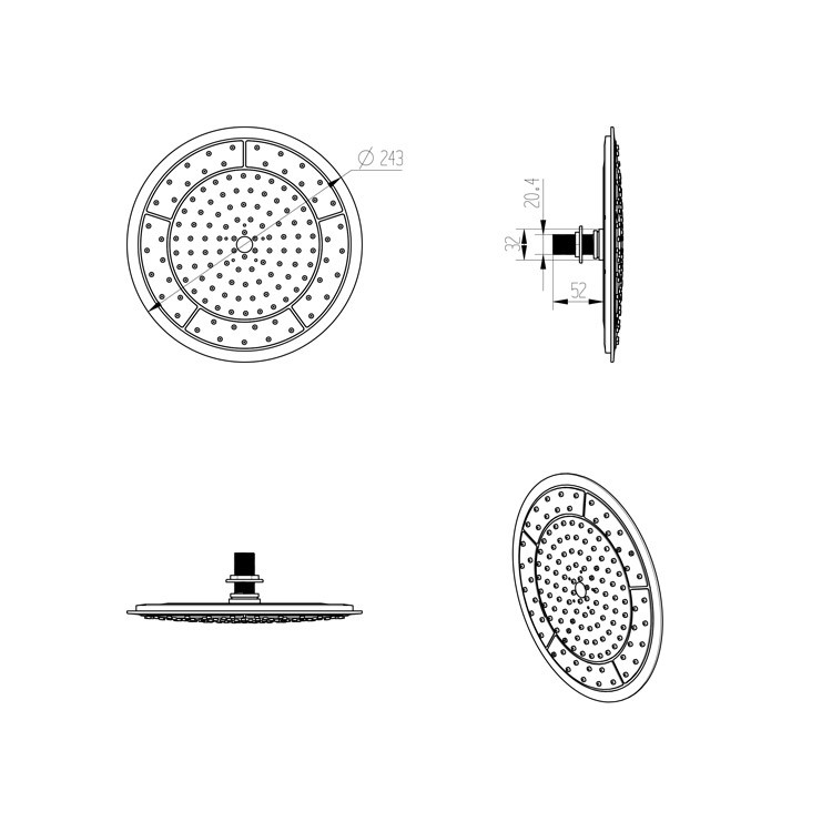 Import Shower Head