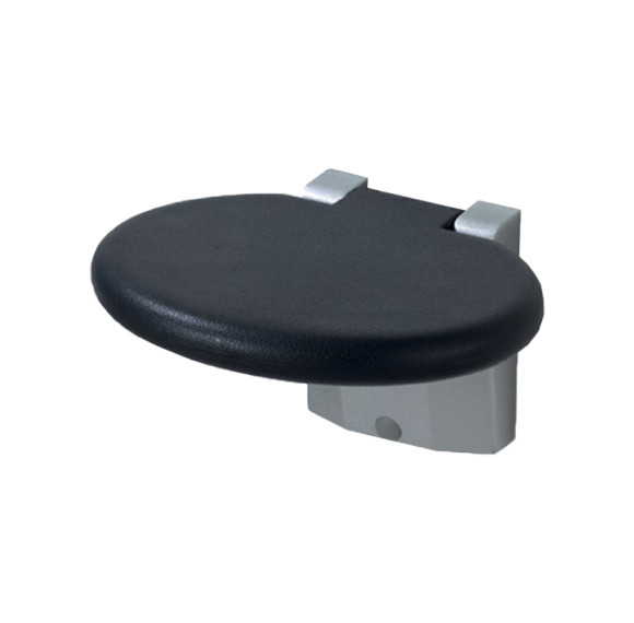 Asiento de ducha ZD-801 al por mayor | Banco de ducha plegable con capacidad para 150 kg, color blanco, con respaldo y brazos, que cumple con la ADA