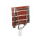 Shower Seat MYY727-6 | Factory Suppliers Folding Wall Mounted Teak Stainless Steel Shower Chair Indoor Shower with Shower Chair for Elderly Disabled People