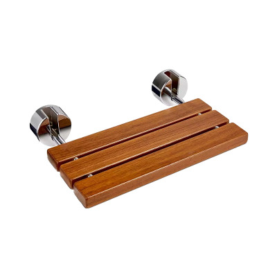 Shower Seat MYY727-1 | Wholesale Teak Folding Shower Chair Bench 400 lb Weight Capacity Teak Folding Shower Chair