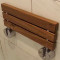 Shower Seat MYY727-1 | Wholesale Teak Folding Shower Chair Bench 400 lb Weight Capacity Teak Folding Shower Chair