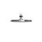 Shower Head 736A | Shower Component Head Shower | Factory Round ABS Bathroom High Pressure Rainfall Shower Head